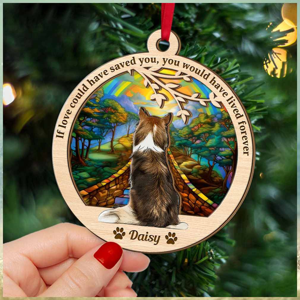 If Love Could Have Saved You, Gift For Dog Lover, Personalized Ornament, Heaven Dog Suncatcher Ornament, Gift Ideas If Love Could Have Saved You, Gift For Dog Lover, Personalized Ornament, Heaven Dog Suncatcher Ornament, Gift Ideas