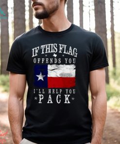 If This Flag Offends You I'll Help You Pack Classic T Shirt, hoodie, sweater, long sleeve and tank top If This Flag Offends You I'll Help You Pack Classic T Shirt