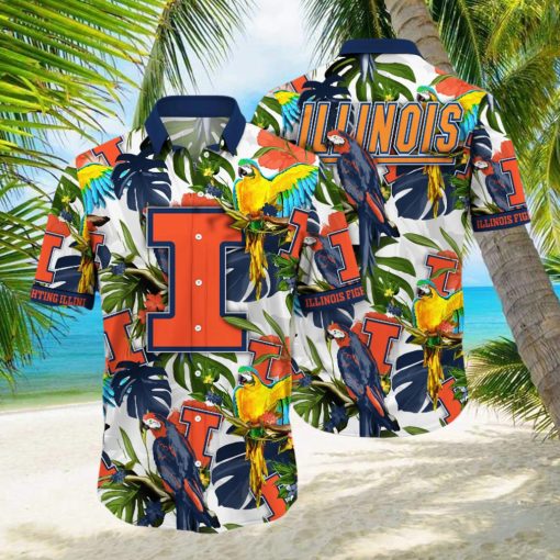 Illinois Fighting Illini NCAA Hawaiian Shirt Getawaystime The Beautiful Game Shirts