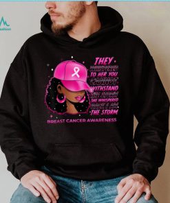 I'm The Storm Black Women Breast Cancer Survivor Pink Ribbon T Shirt