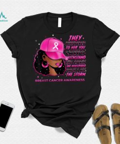 I'm The Storm Black Women Breast Cancer Survivor Pink Ribbon T Shirt