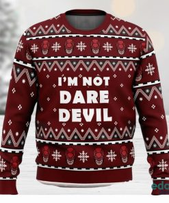 I’m not Daredevil Marvel Ugly Christmas Sweater Unisex 3D Christmas Sweater Gift