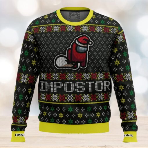 Impostor Among Us For Christmas Gifts 3D Printed Ugly Christmas Sweater