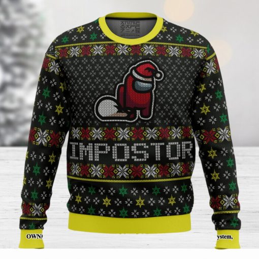 Impostor Among Us For Christmas Gifts 3D Printed Ugly Christmas Sweater