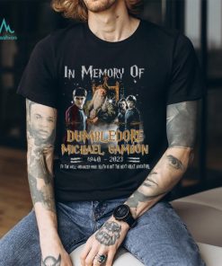 In Memory Of Dumbledore Michael Gambon 1940 2023 signatures classic t shirt