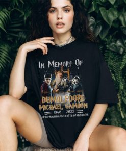 In Memory Of Dumbledore Michael Gambon 1940 2023 signatures classic t shirt