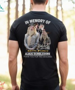 In Memory Of Harry Potter Albus Dumbledore Thank You For The Memories Unisex T Shirt