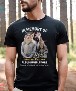 In Memory Of Harry Potter Albus Dumbledore Thank You For The Memories Unisex T Shirt