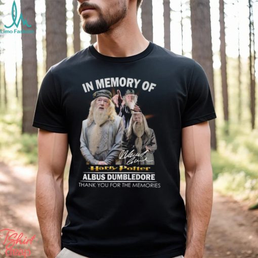 In Memory Of Harry Potter Albus Dumbledore Thank You For The Memories Unisex T Shirt