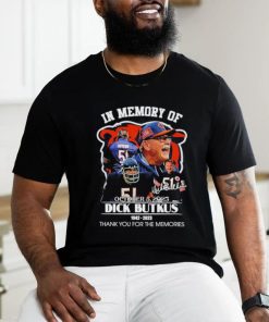 In Memory Of October 5, 2023 Dick Butkus 1942 – 2023 Thank You For The Memories Shirt