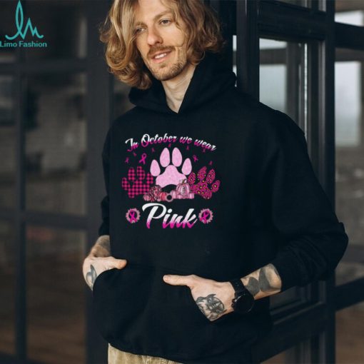 In October We Wear Pink   Gift For Breast Cancer Awareness Classic T Shirt