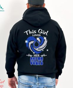 Indiana Colts this girl loves football shirt