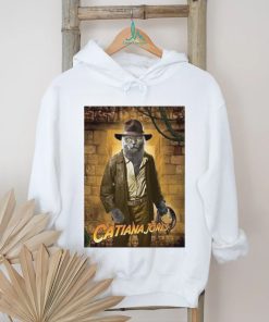 Indiana Jones Cat Poster Shirt, hoodie, sweater, long sleeve and tank top Indiana Jones Cat Poster Shirt