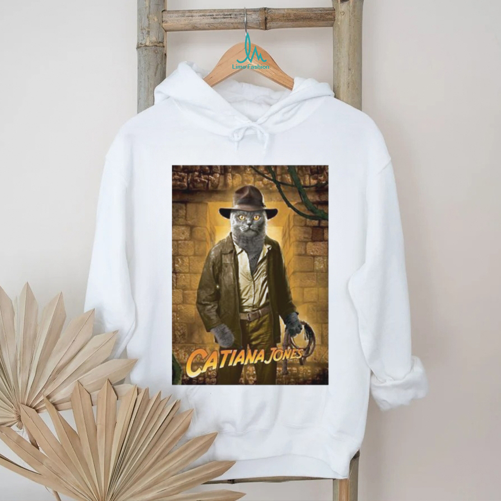 Indiana Jones Cat Poster Shirt Indiana Jones Cat Poster Shirt