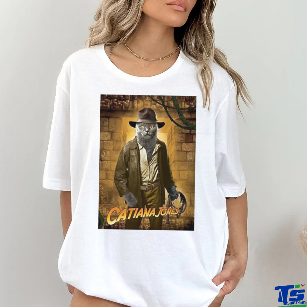 Indiana Jones Cat Poster Shirt Indiana Jones Cat Poster Shirt