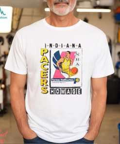 Indiana Pacers Trading Card Tyrese Haliburton Nba Player Shirt