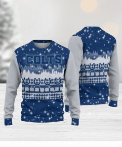 Indianapolis Colts Christmas Forest Hot Trending Ugly Sweater For Fans