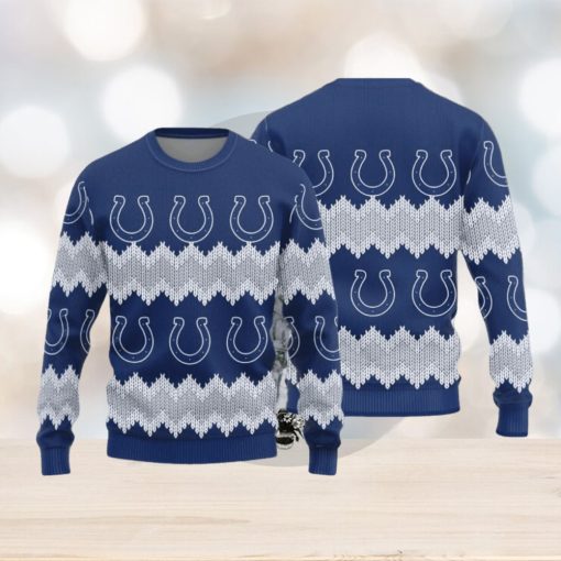 Indianapolis Colts Christmas Pattern Knitted Sweater