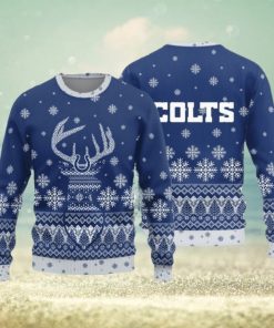 Indianapolis Colts Christmas Reindeer Knitted Sweater