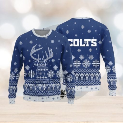 Indianapolis Colts Christmas Reindeer Knitted Sweater