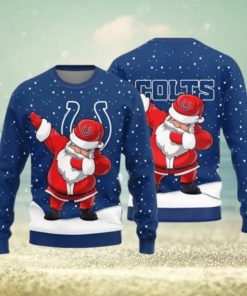 Indianapolis Colts Dab Santa New Style Knitted Sweater