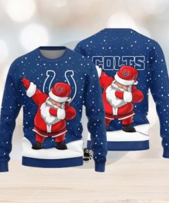 Indianapolis Colts Dab Santa New Style Knitted Sweater