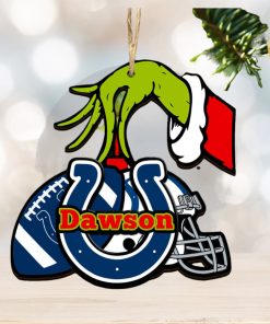 Indianapolis Colts NFL Grinch Personalized Ornament SP121023110ID03