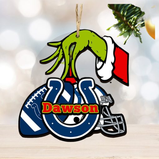 Indianapolis Colts NFL Grinch Personalized Ornament SP121023110ID03