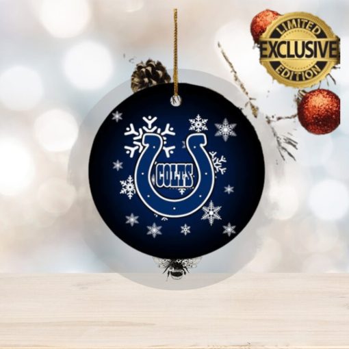 Indianapolis Colts NFL Holiday 2023 Xmas Gifts Merry Christmas Decorations Ornament