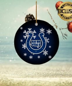 Indianapolis Colts NFL Holiday 2023 Xmas Gifts Merry Christmas Decorations Ornament