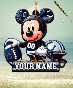 Indianapolis Colts NFL Mickey Disney Christmas ornament