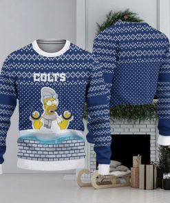 Indianapolis Colts Simpsons Ugly Christmas Sweater