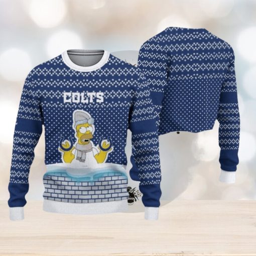 Indianapolis Colts Simpsons Ugly Christmas Sweater