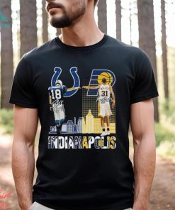 Indianapolis Colts – Indiana Pacers signatures T Shirt