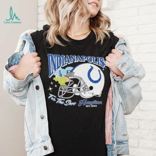Indianapolis colts hangtime black city of indy fullsnap coaches jacket shirt