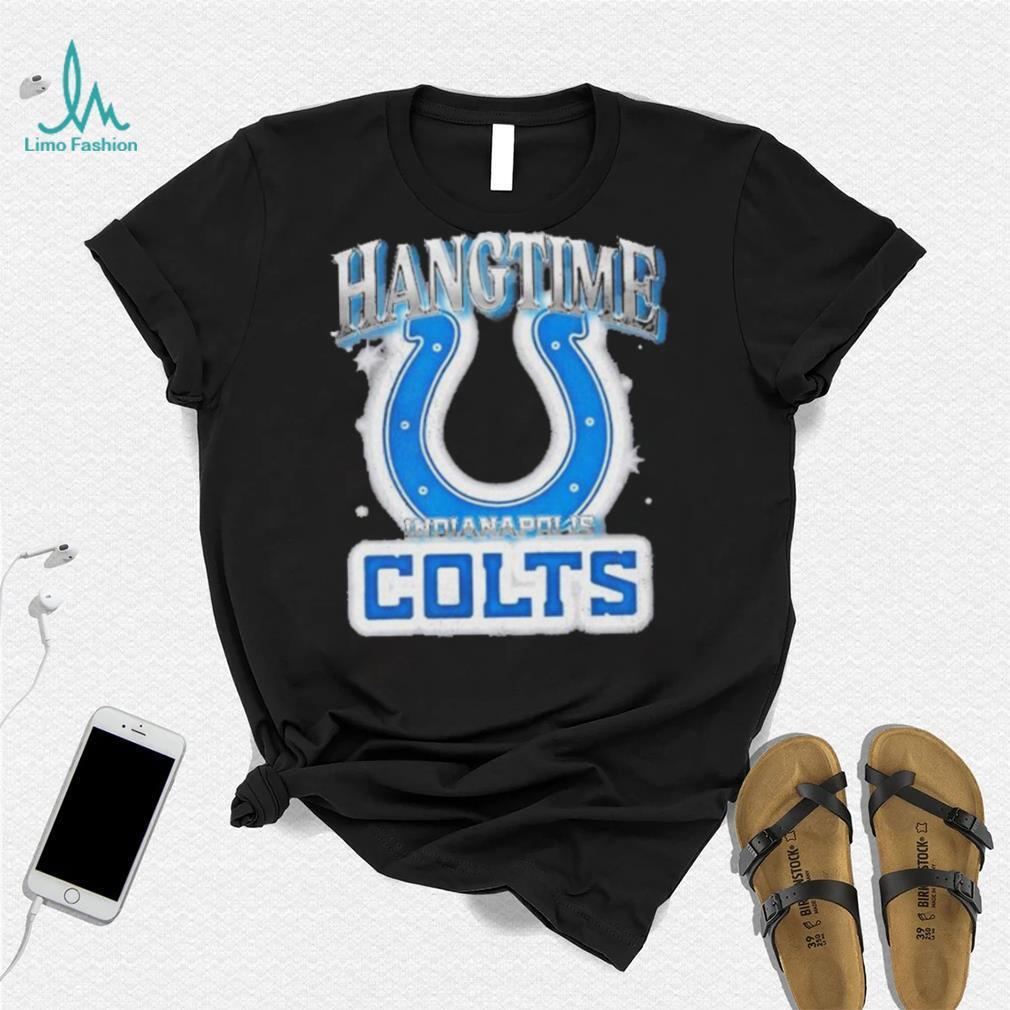 Indianapolis colts hangtime black horseshoe shirt Indianapolis colts hangtime black horseshoe shirt