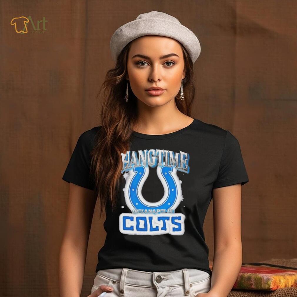 Indianapolis colts hangtime black horseshoe shirt Indianapolis colts hangtime black horseshoe shirt