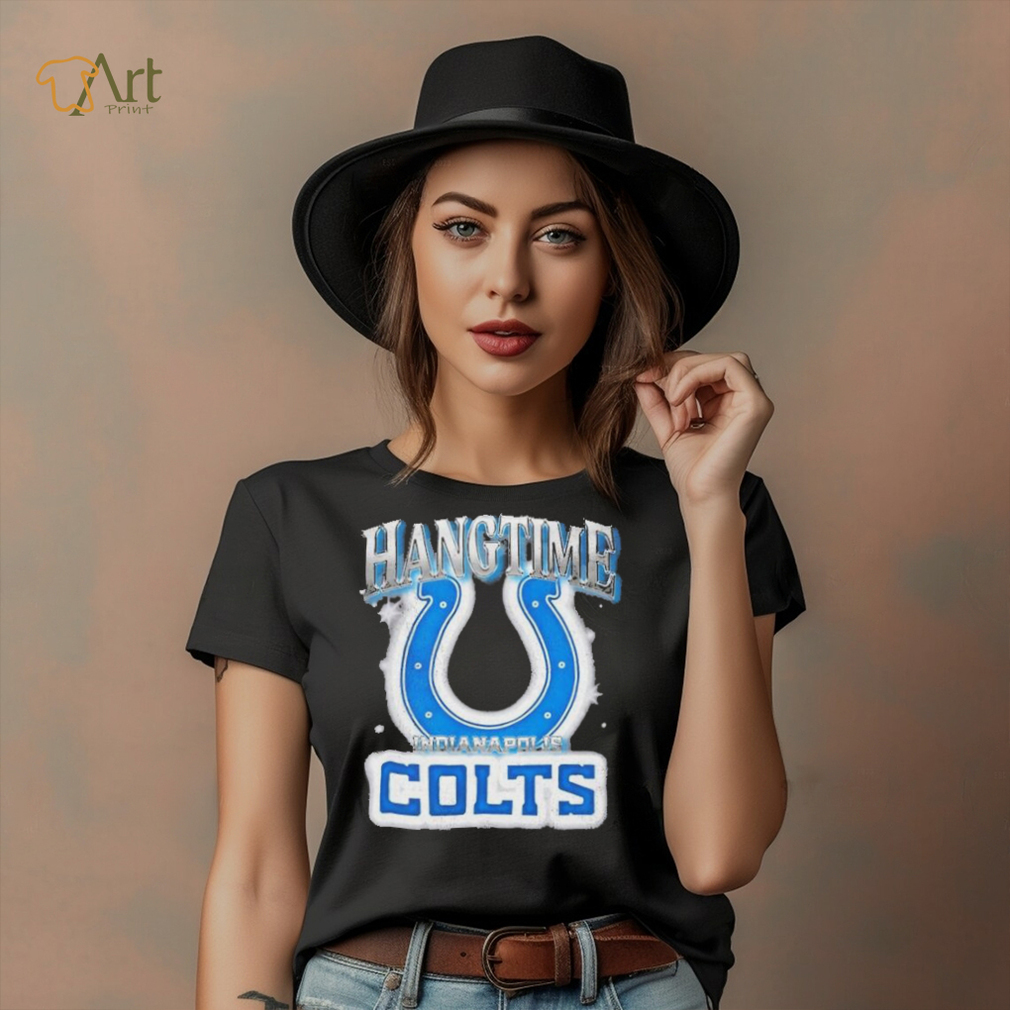 Indianapolis colts hangtime black horseshoe shirt Indianapolis colts hangtime black horseshoe shirt