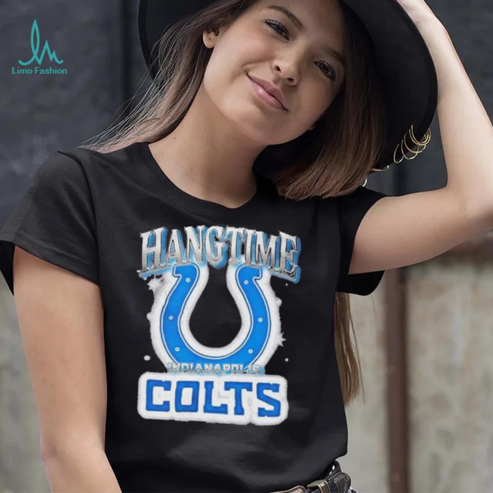 Indianapolis colts hangtime black horseshoe shirt Indianapolis colts hangtime black horseshoe shirt
