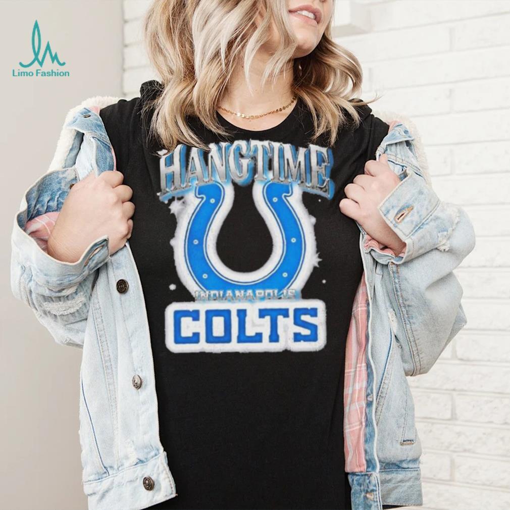 Indianapolis colts hangtime black horseshoe shirt Indianapolis colts hangtime black horseshoe shirt