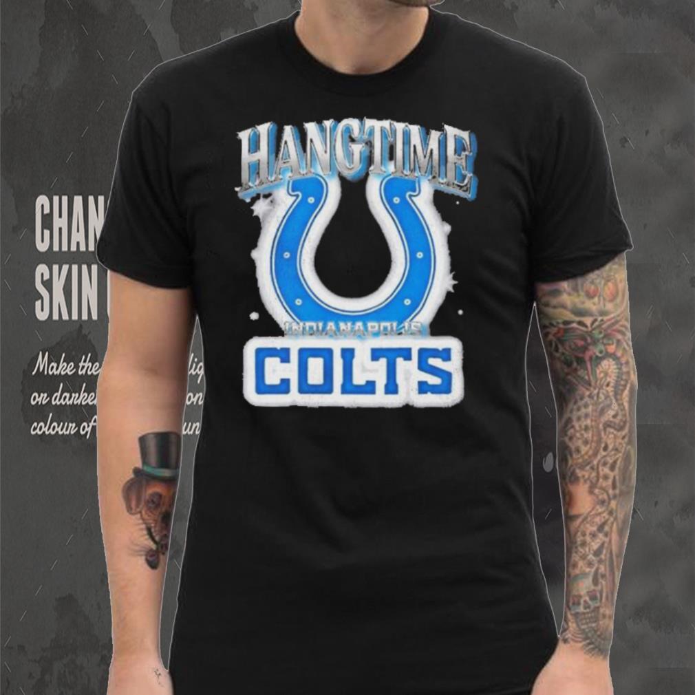 Indianapolis colts hangtime black horseshoe shirt Indianapolis colts hangtime black horseshoe shirt