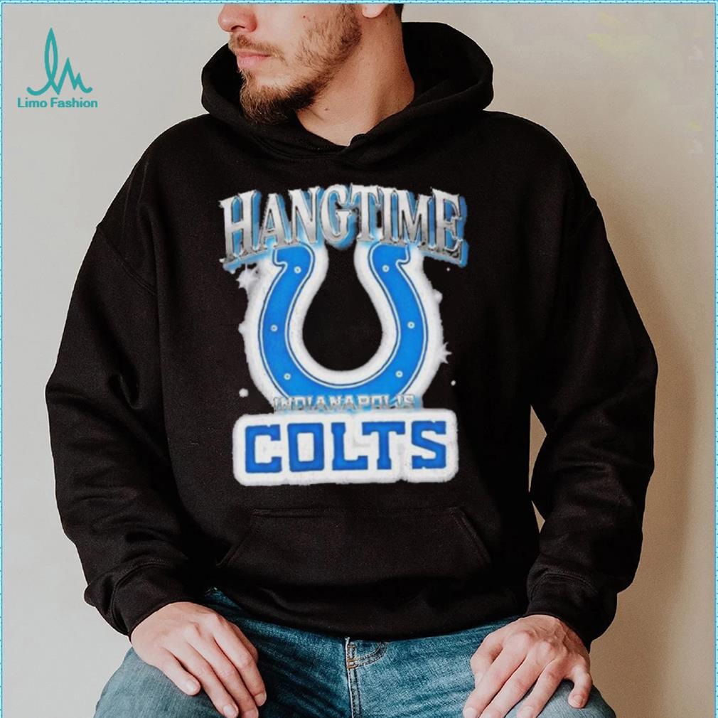 Indianapolis colts hangtime black horseshoe shirt Indianapolis colts hangtime black horseshoe shirt