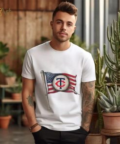 Infant Minnesota Twins Tiny Baseball Flag Raglan T Shirt