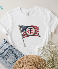 Infant Minnesota Twins Tiny Baseball Flag Raglan T Shirt