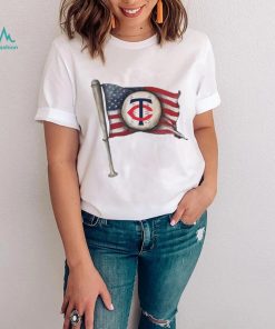 Infant Minnesota Twins Tiny Baseball Flag Raglan T Shirt