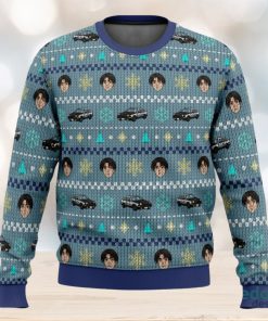 Initial D Takumi Fujiwara Ugly Christmas Sweater Christmas Party Gift For Men And Women