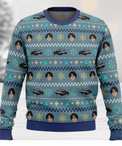 Initial D Takumi Fujiwara Ugly Christmas Sweater Christmas Party Gift For Men And Women