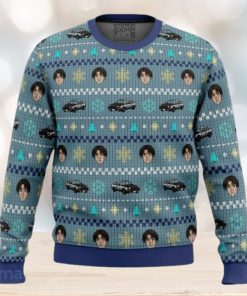 Initial D Takumi Fujiwara Ugly Sweater Christmas Style Gift For Men And Women