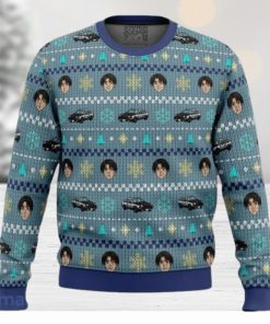 Initial D Takumi Fujiwara Ugly Sweater Christmas Style Gift For Men And Women