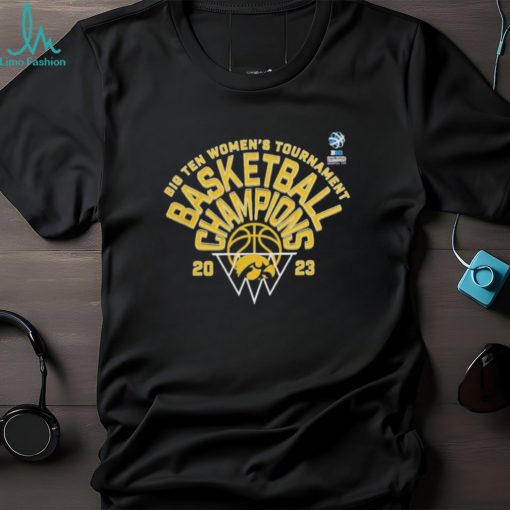 Iowa Hawkeyes 2023 Big Ten Women’s Basketball Conference Tournament Champions shirt